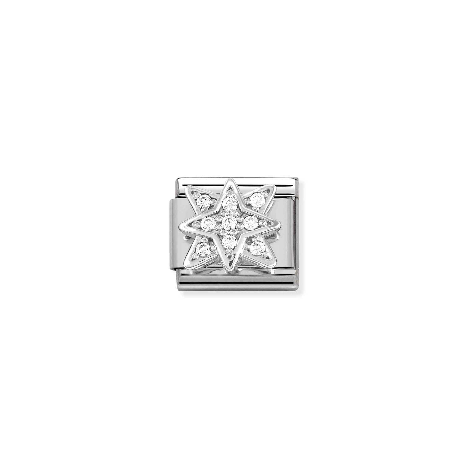 Nomination Classic silver Wind rose Charm
