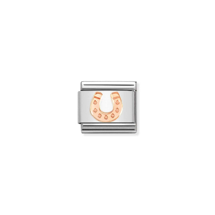 Nomination Classic SYMBOLS 9ct Rose Gold Horseshoe Charm