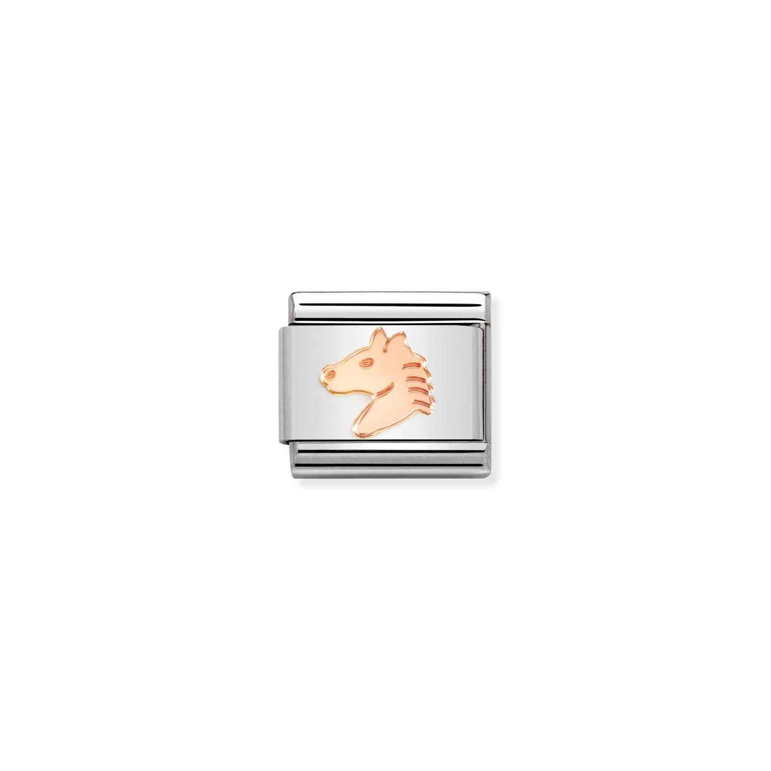 Nomination Classic SYMBOLS 9ct Rose Gold Horse head Charm