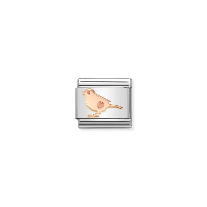 Nomination Classic SYMBOLS 9ct Rose Gold Little bird Charm