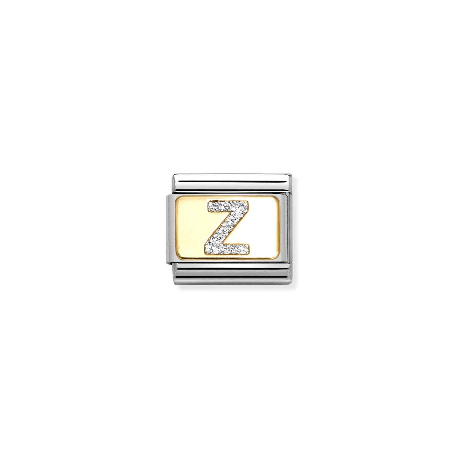 Nomination Classic GLITTER LETTER Gold Z Charm