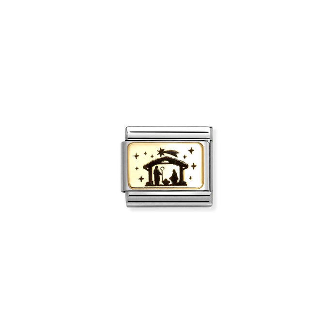 Nomination Classic Gold Nativity Charm