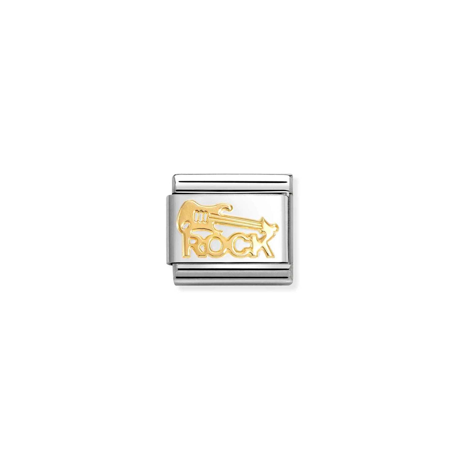 Nomination Classic Gold Rock guitar Charm