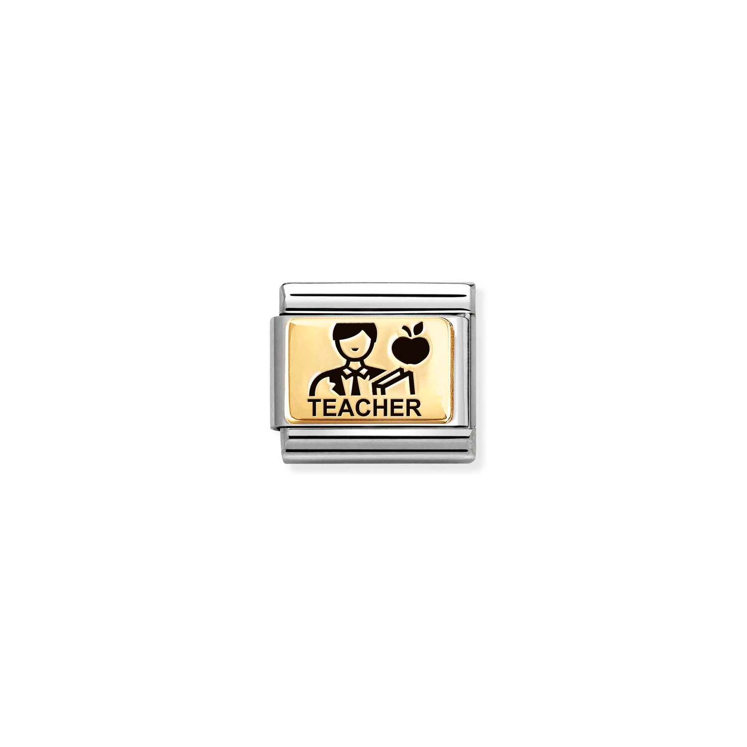 Nomination Classic Gold Man teacher Charm
