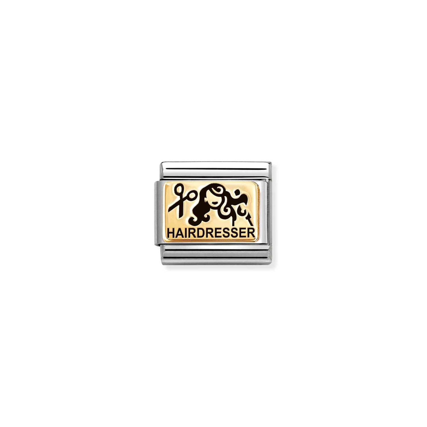 Nomination Classic Gold Hairdresser Charm