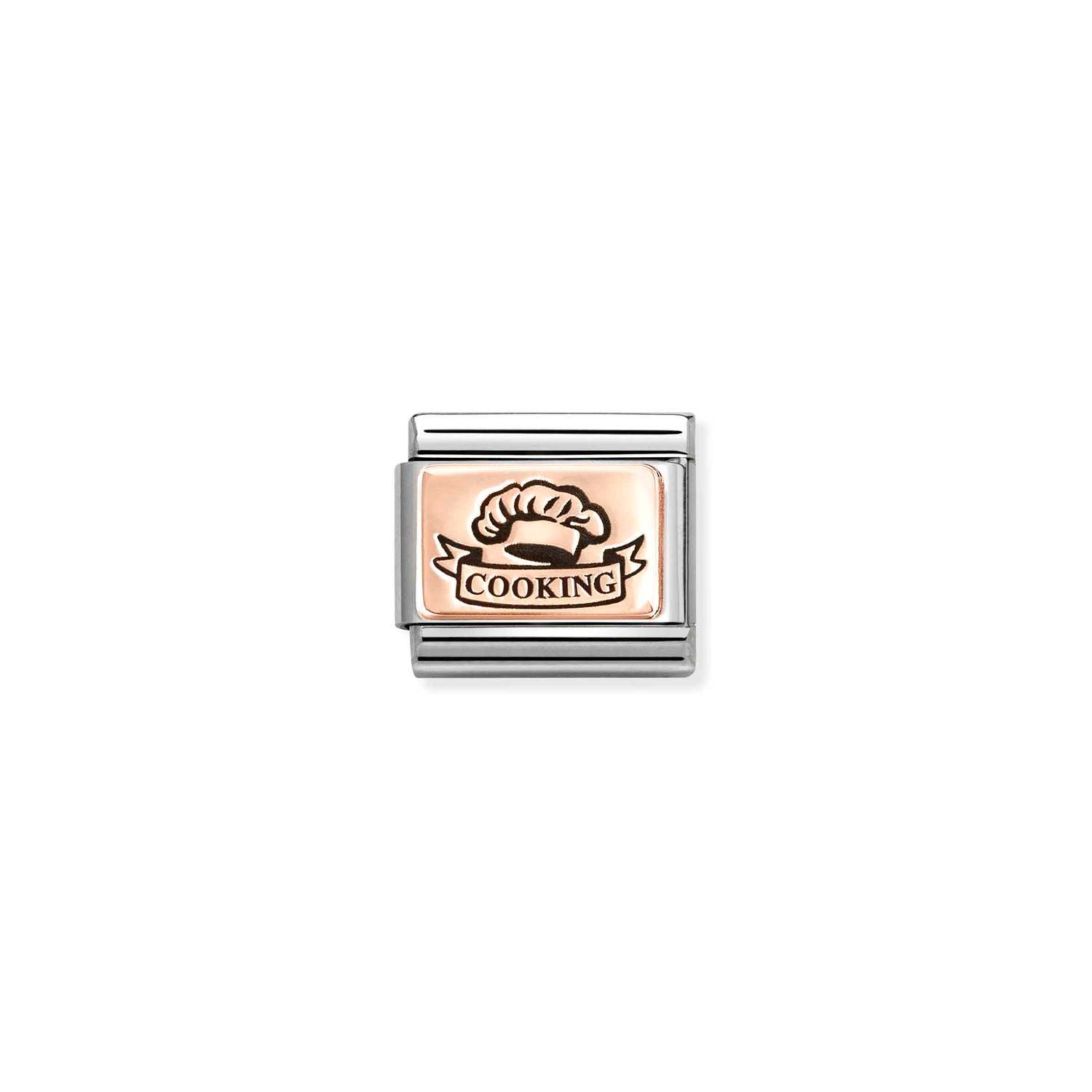 Nomination Classic PLATES 9ct Rose Gold Cooking Charm