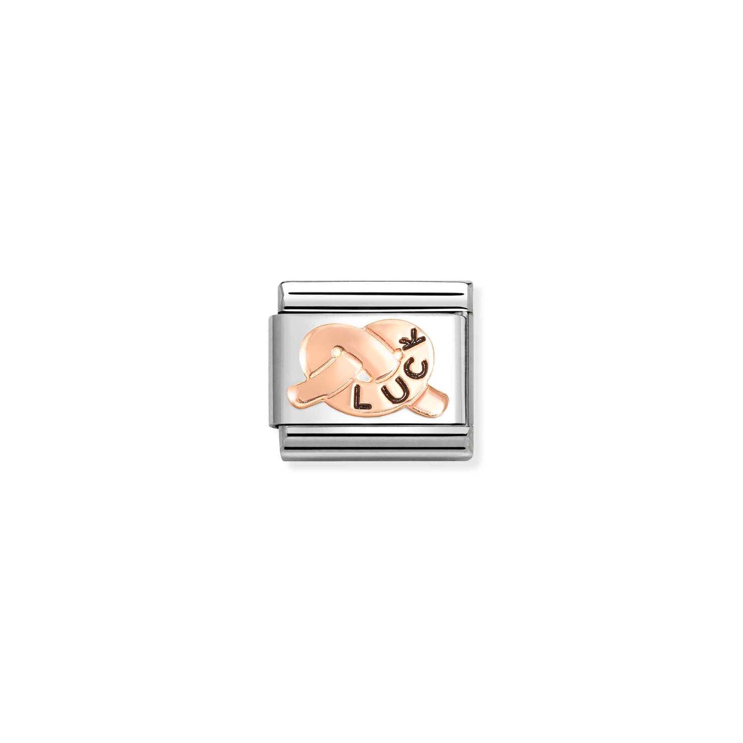 Nomination Classic SYMBOLS 9ct Rose Gold LUCK knot Charm