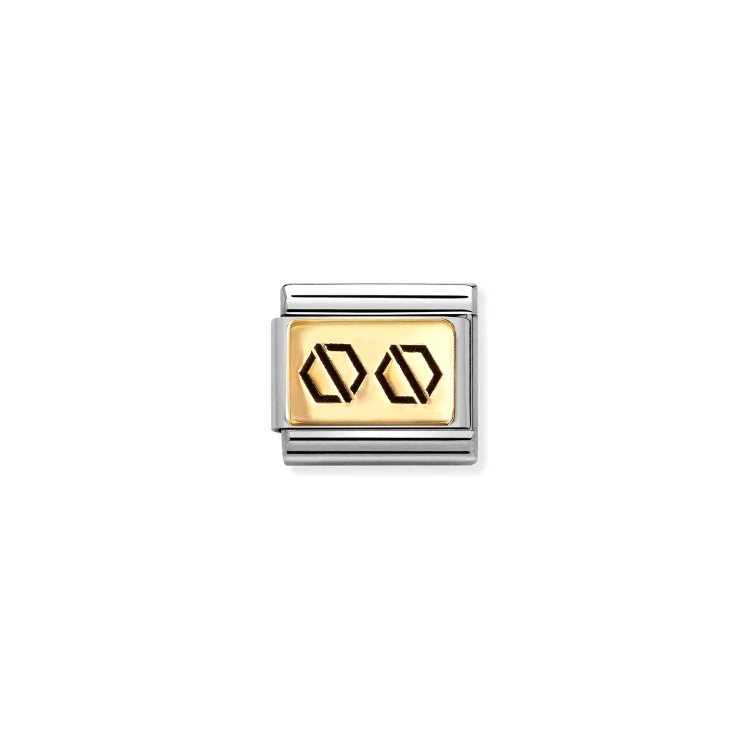 Nomination Classic Gold Nuts Charm