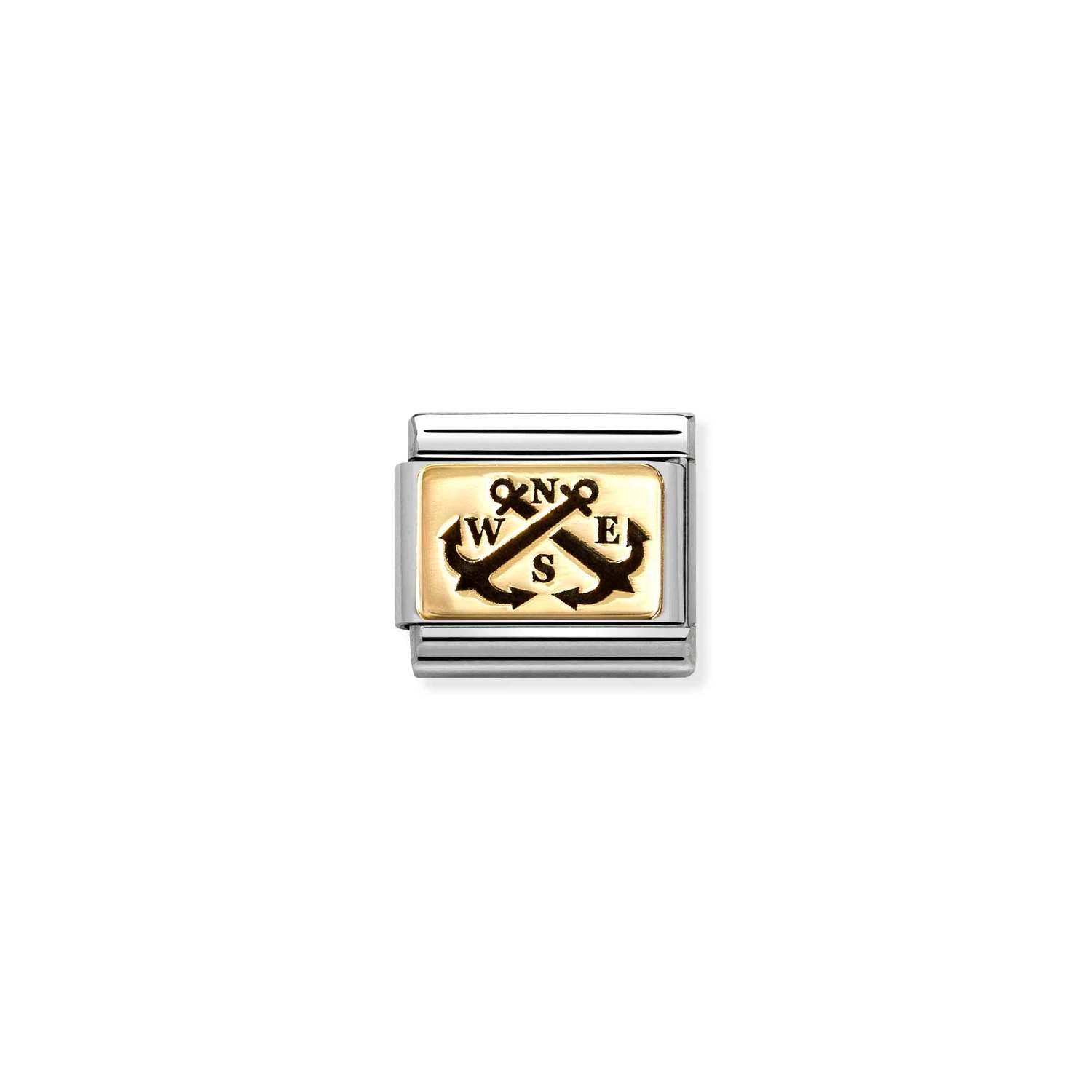 Nomination Classic Gold NSWE anchors Charm