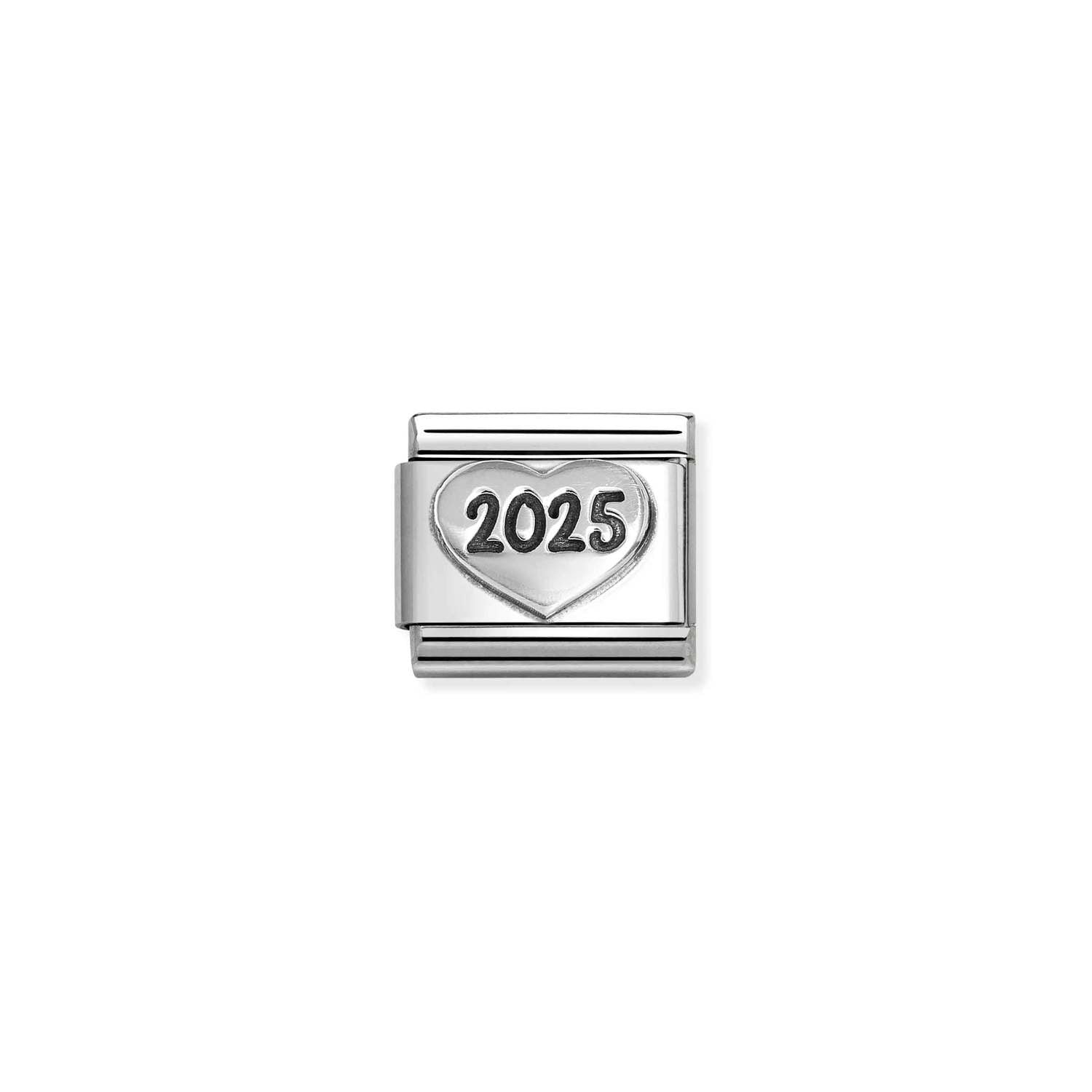 Nomination Classic OXIDIZED SYMBOLS in Silver Heart 2025 Charm