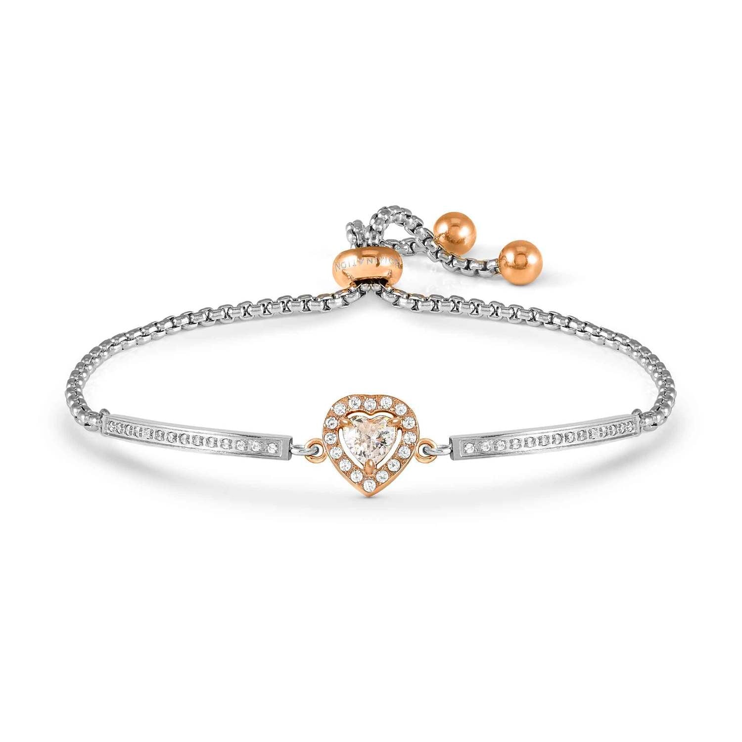 ROYAL DREAM Heart Rose Gold Bracelet