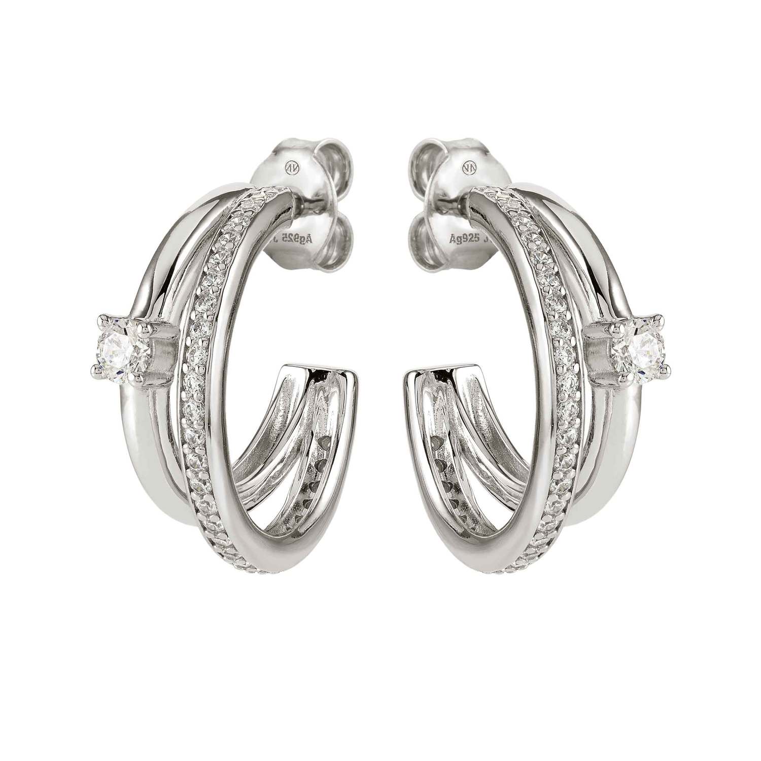 Nomination Cosmic Love Silver Earrings
