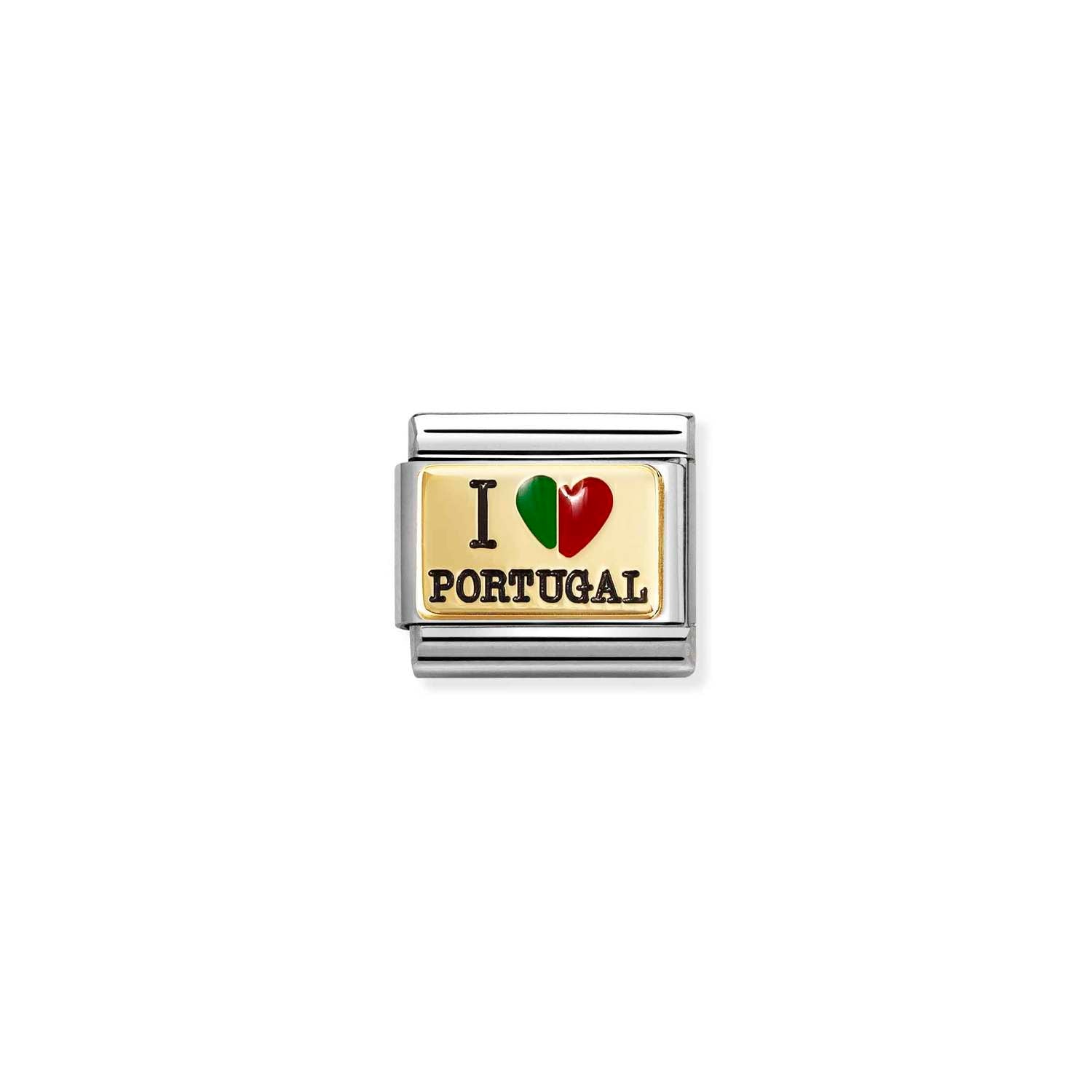 Nomination Classic Gold I love Portugal Charm