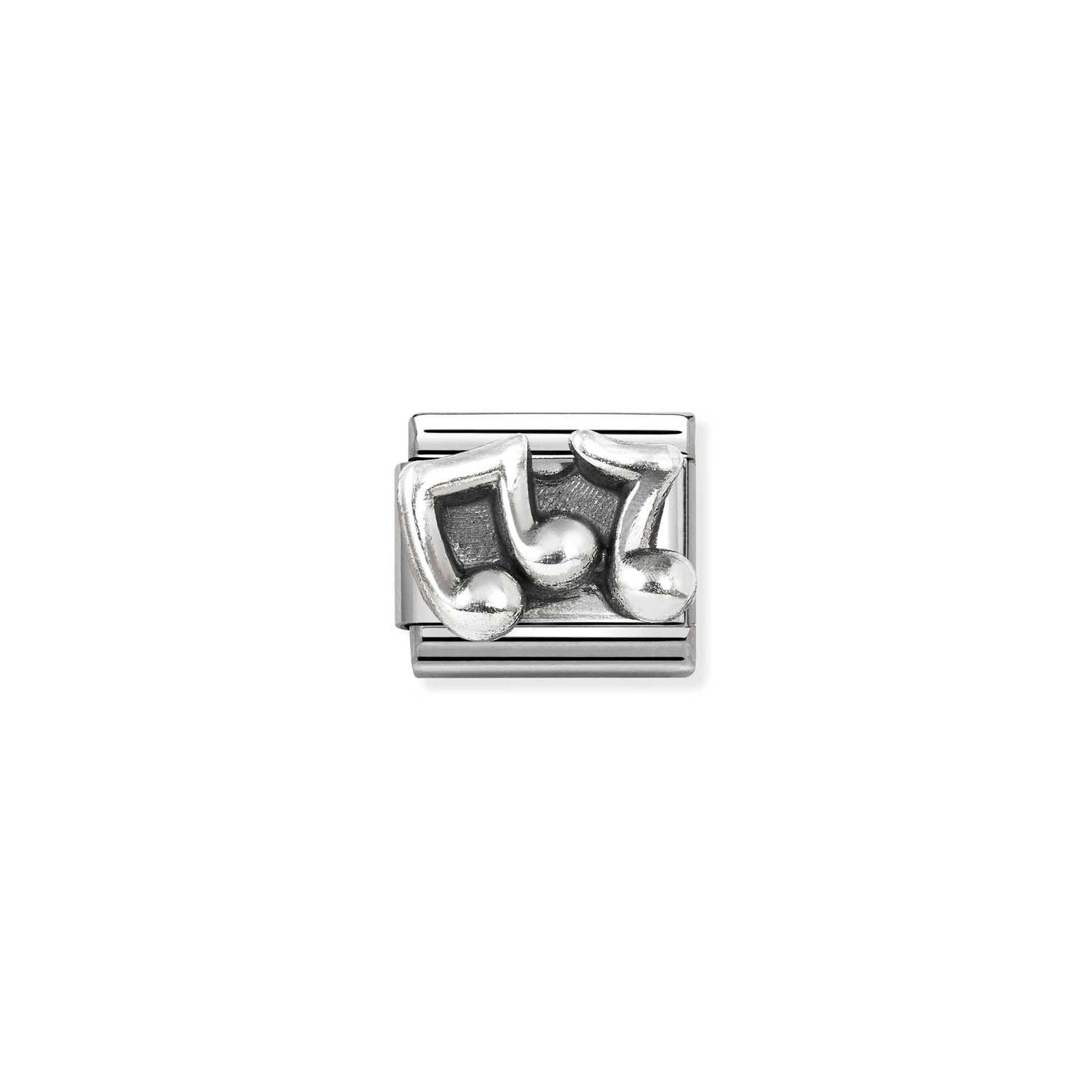 Nomination Classic Silver Musical Notes Charm