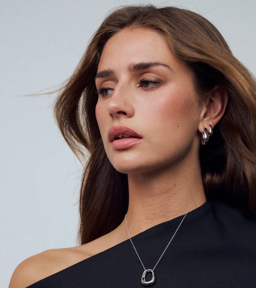 Silver Borsa Pianura Necklace