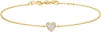 GOLD SWEETHEART PAVE BRACELET