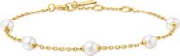 GOLD PEARL STATION BRACELET