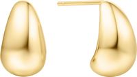 GOLD SMALL DOME HOOP EARRINGS
