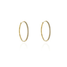 Load image into Gallery viewer, Cachet Gold Vice Hoop Earrings
