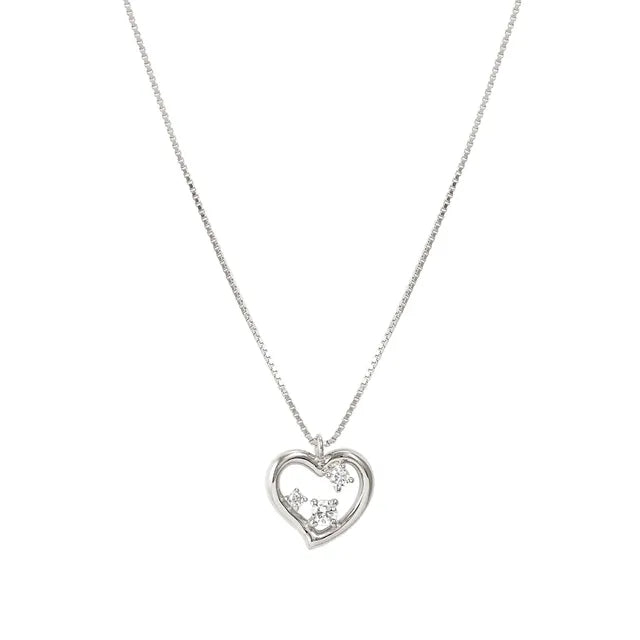 Nomination Dream Beats Heart Necklace with CZ