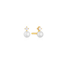 Load image into Gallery viewer, Gold Adria Uno Piccolo Earrings
