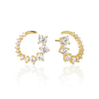 Gold Belluno Circolo Earrings