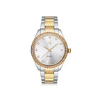 Silver Dial Two-tone Watch Valeria