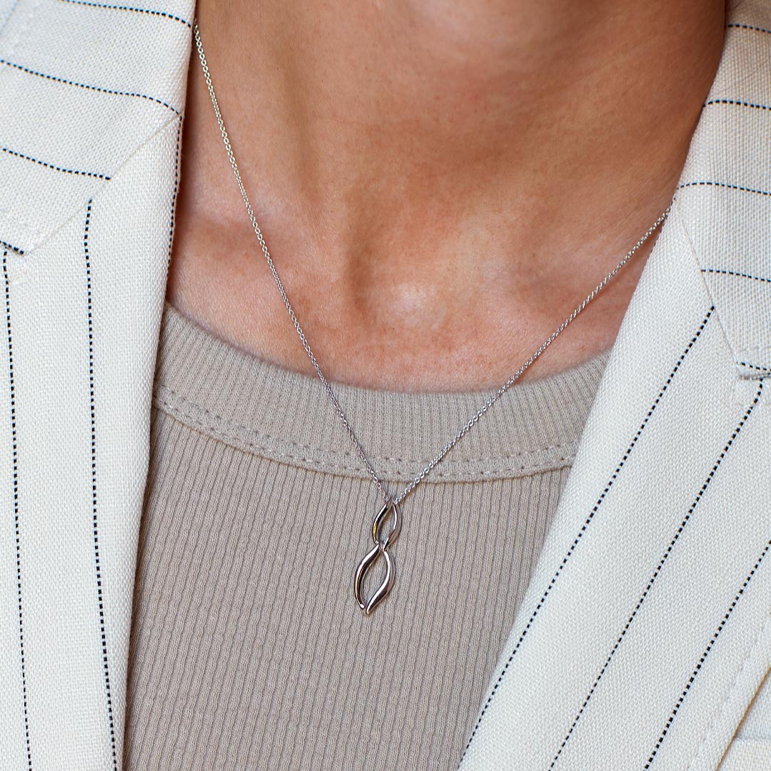 Entwine Twine Link Duo Link 18" Necklace
