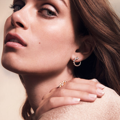 Gold Belluno Circolo Earrings