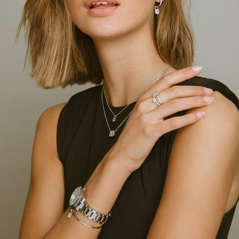 Silver Roccanova Piccolo Necklace