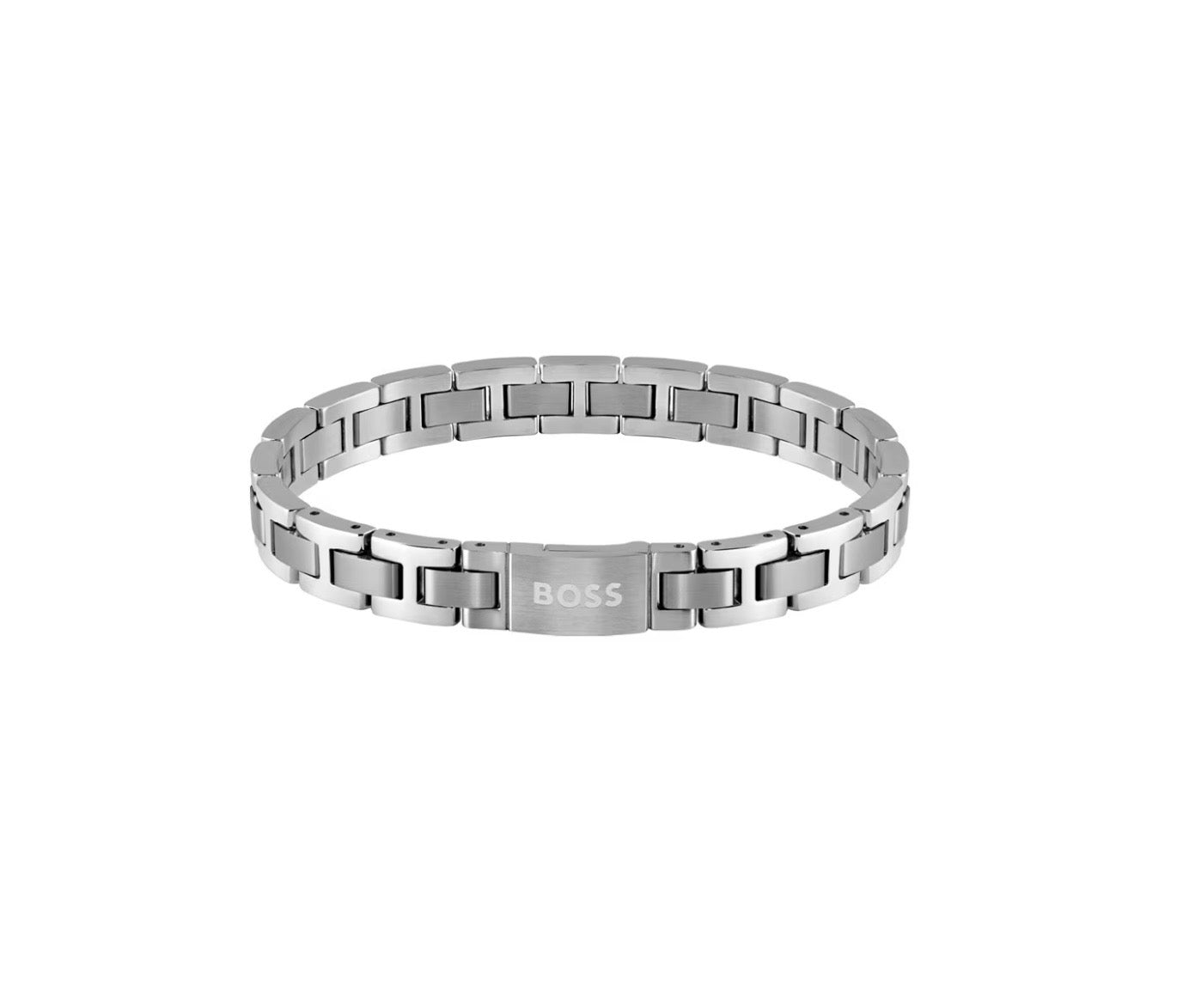 Gents BOSS Metal Link Essentials Stainless Steel Bracelet
