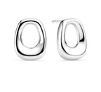 Silver Borsa Parvus Stud Earrings