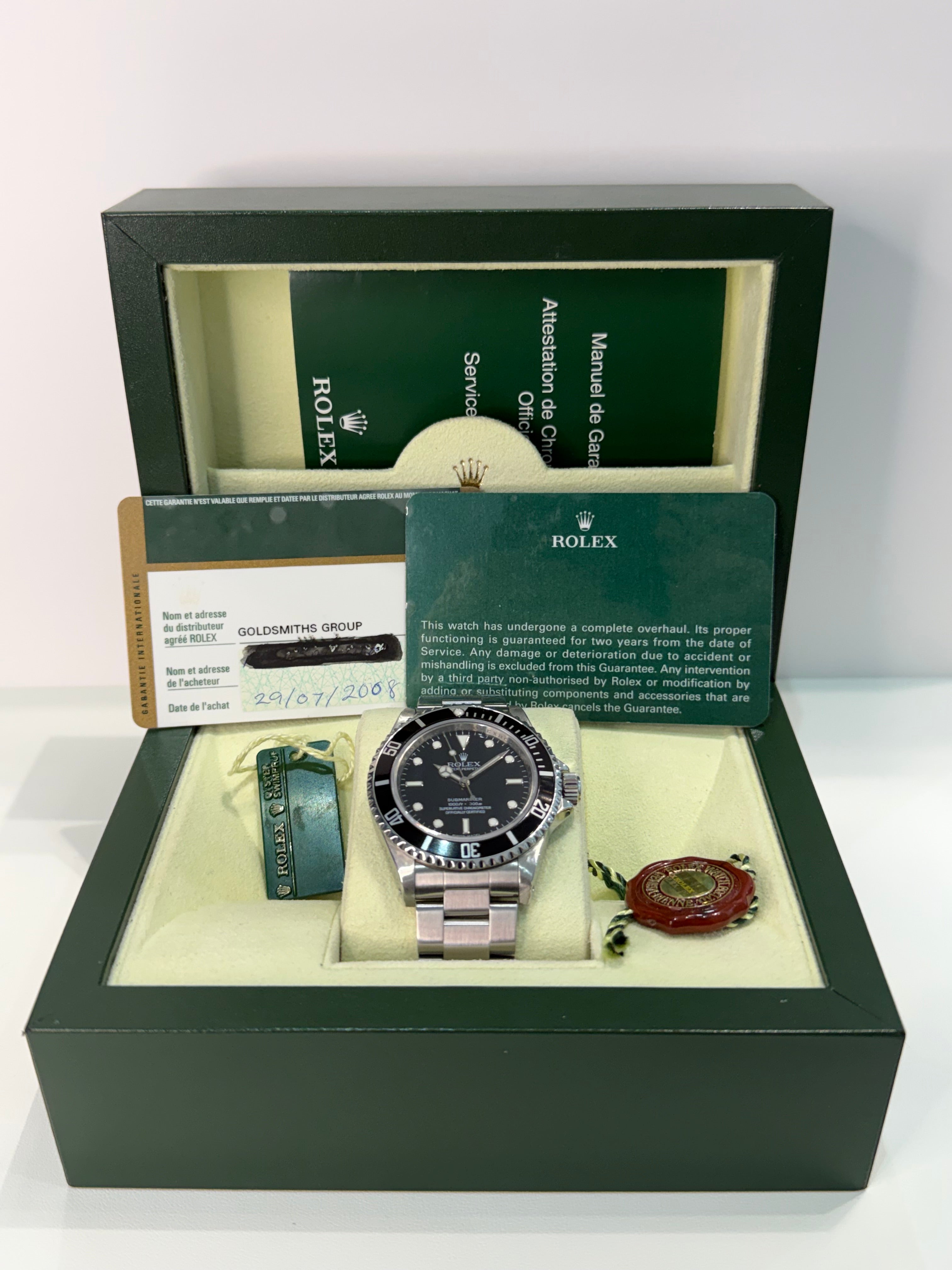 Pre-Owned Rolex Submariner 14060M 2008