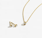 Essenza Gold Ovale Necklace