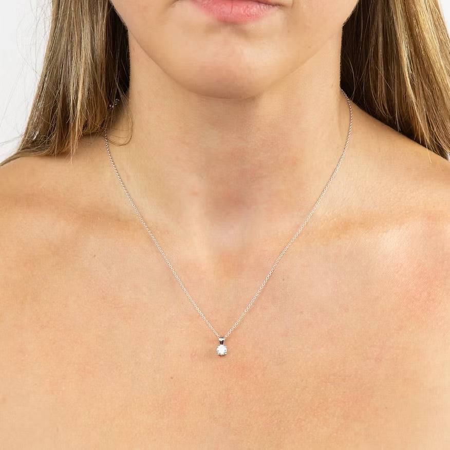 Diamonfire Four Claw 0.50ct Pendant