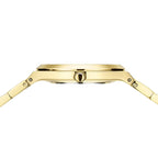 BERING Ladies Gold Metal Strap Watch with White Dial 19932-734