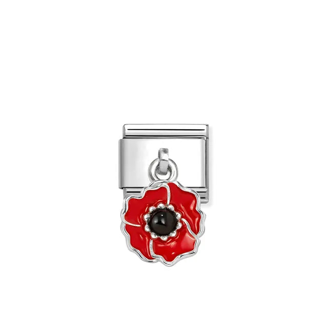 Nomination Hanging Poppy Charm