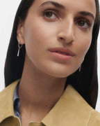 Olga Silver Mini Hoops