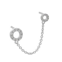 Load image into Gallery viewer, Halo Double Post Earring ADER10
