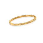 AVA & SKY Bubble Gold Plated Waterproof Bangle