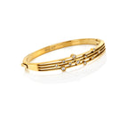 AVA & SKY Halo Gold Plated Waterproof Bangle