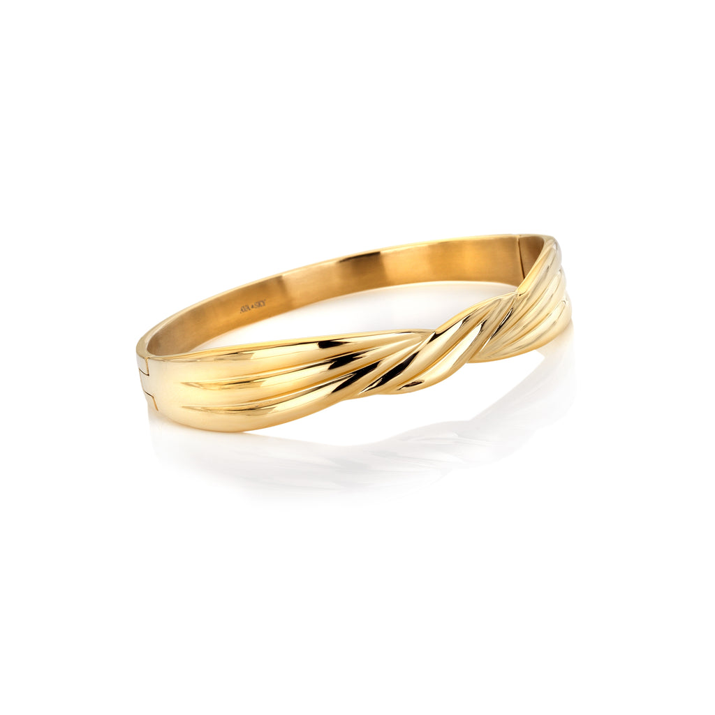 AVA & SKY Verve Gold Plated Waterproof Bangle