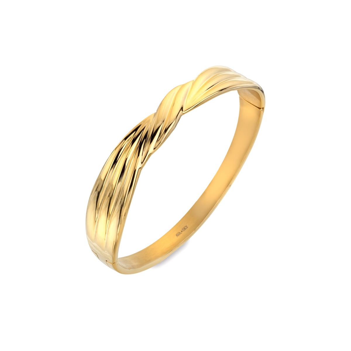 AVA & SKY Verve Gold Plated Waterproof Bangle