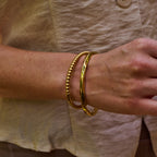 AVA & SKY Cove Gold Plated Waterproof Bangle