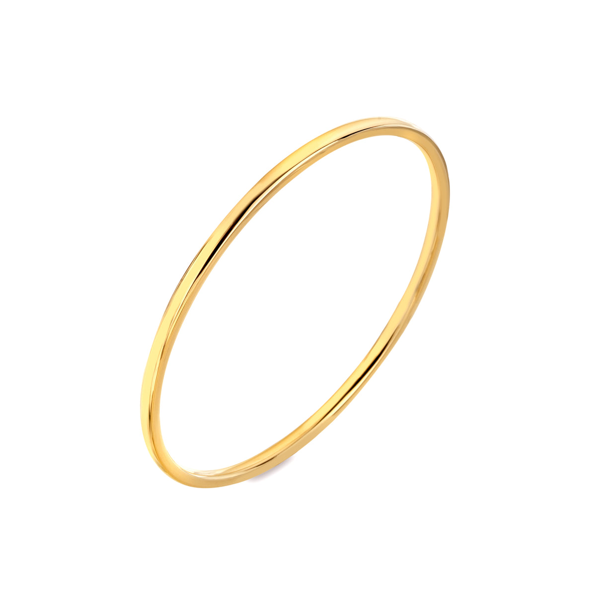 AVA & SKY Linea Gold Plated Waterproof Bangle