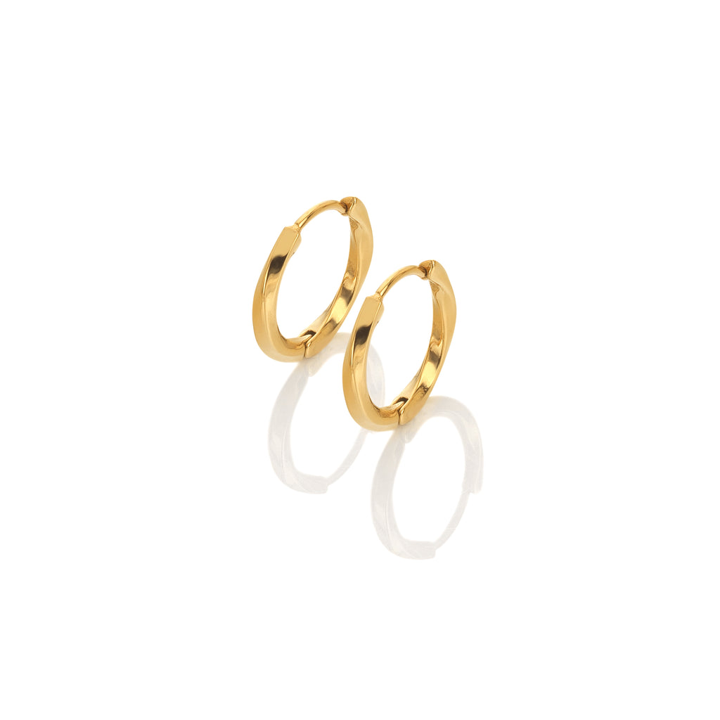 AVA & SKY Cove Gold Plated Small Waterproof Huggies