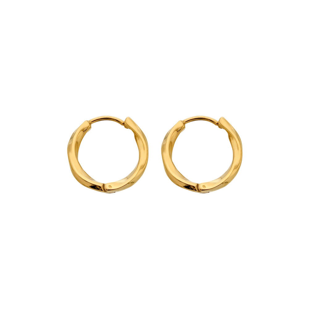 AVA & SKY Cove Gold Plated Small Waterproof Huggies