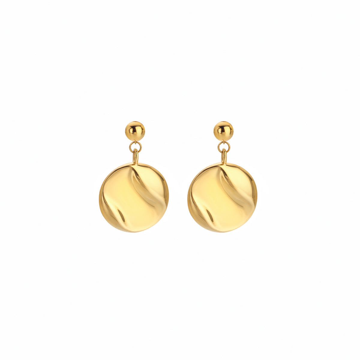 AVA & SKY Riviera Waterproof Disc Earrings