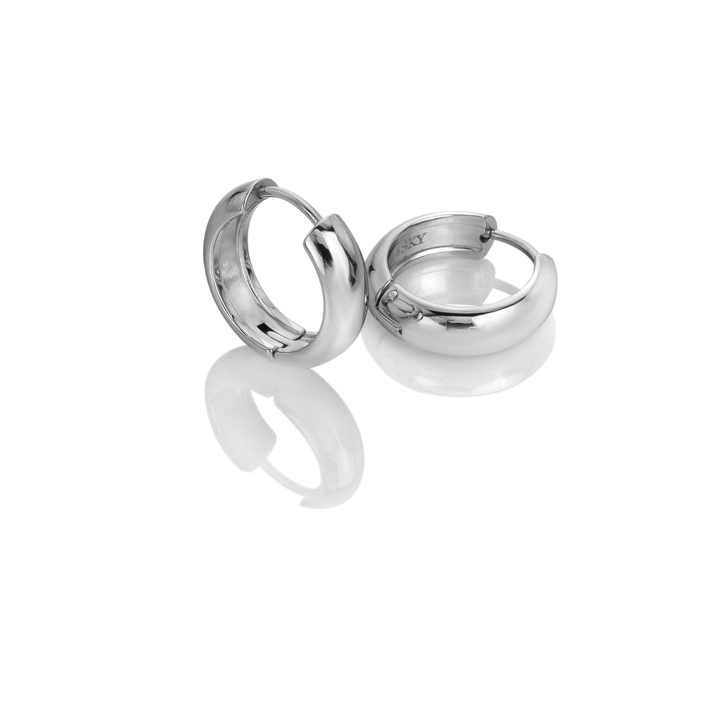 AVA & SKY Chubby Waterproof Hoop Earrings