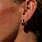 AVA & SKY Chubby Waterproof Hoop Earrings